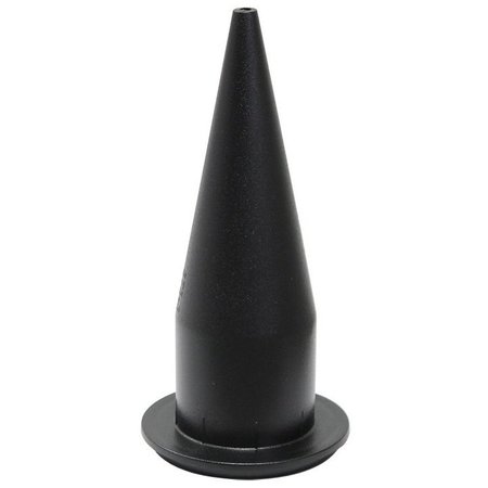 THE BRUSH MAN Repl Part - #Caulk 51001: Black Wide Cone Tip CAU 0075